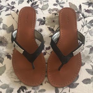 Coach size 6.5 flip flops